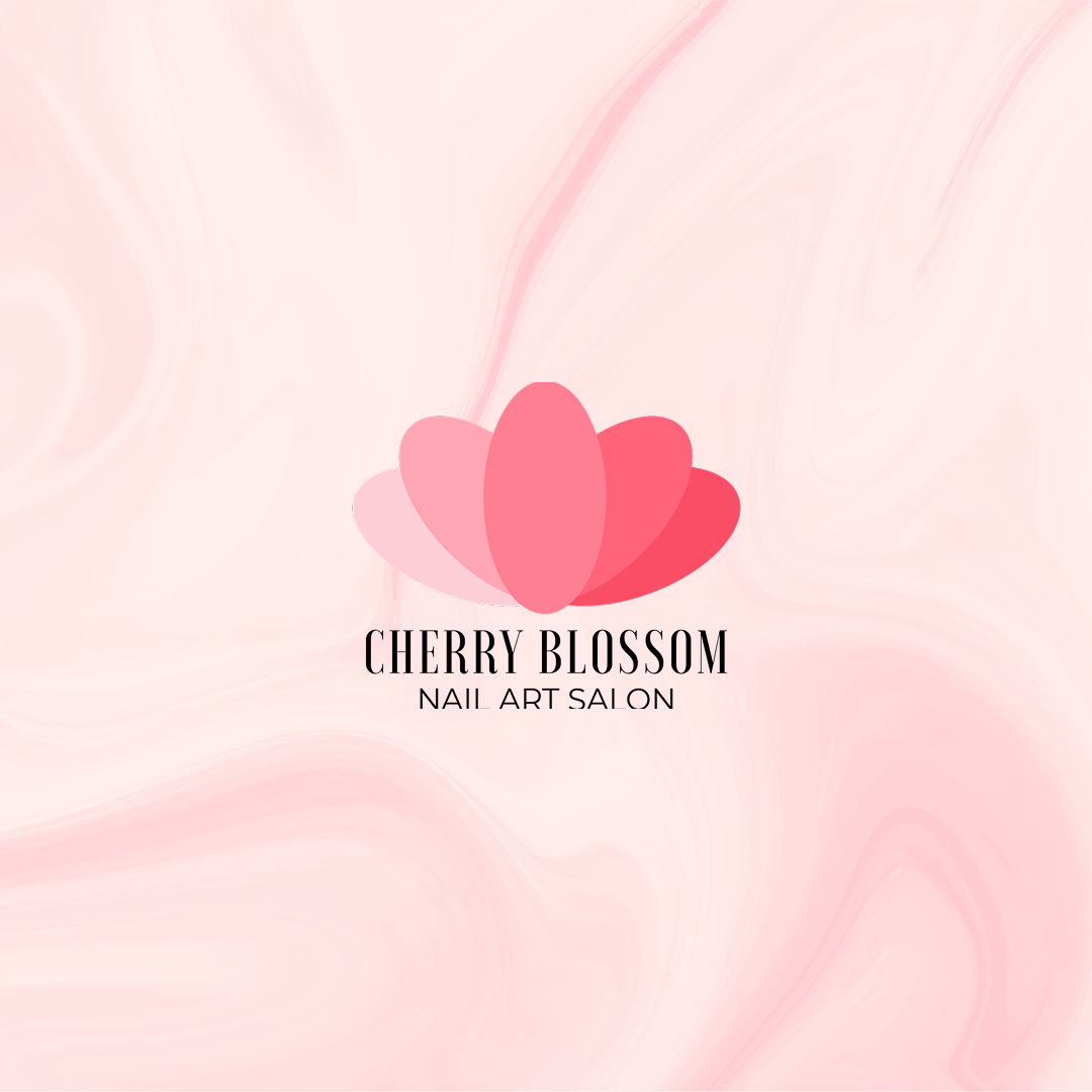 cherry blossom körömszalon arculatterv